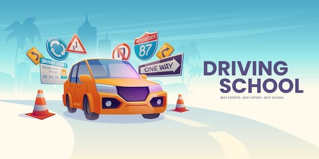 A winding road journey